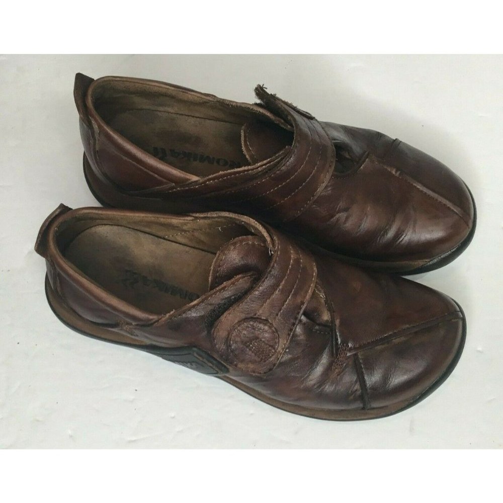 Romika Cassie 43 Womens Brown Loafer Slip-On Wedge